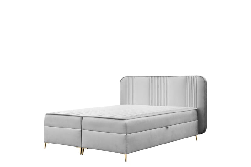 Alani Sengespakke Kontinentalseng 120x200 cm - Grå - Møbler - Senge - Komplet sengepakke