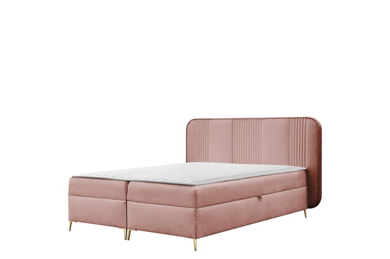 Alani Sengespakke Kontinentalseng 140x200 cm - Rosa - Møbler - Senge - Komplet sengepakke