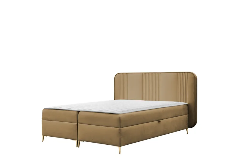 Alani Sengespakke Kontinentalseng 160x200 cm - Brun - Møbler - Senge - Komplet sengepakke