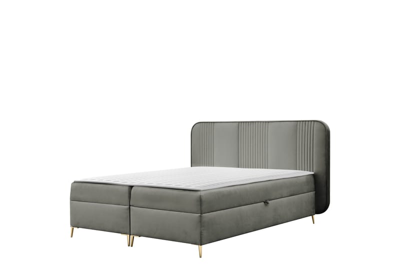 Alani Sengespakke Kontinentalseng 160x200 cm - Grå - Møbler - Senge - Komplet sengepakke
