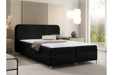 Alani Sengespakke Kontinentalseng 160x200 cm - Sort - Møbler - Senge - Komplet sengepakke