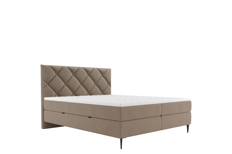 Alasia Sengespakke Kontinentalseng 140x200 cm - Brun - Møbler - Senge - Komplet sengepakke