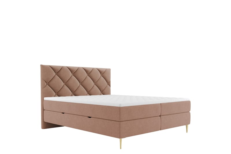 Alasia Sengespakke Kontinentalseng 140x200 cm - Brun - Møbler - Senge - Komplet sengepakke