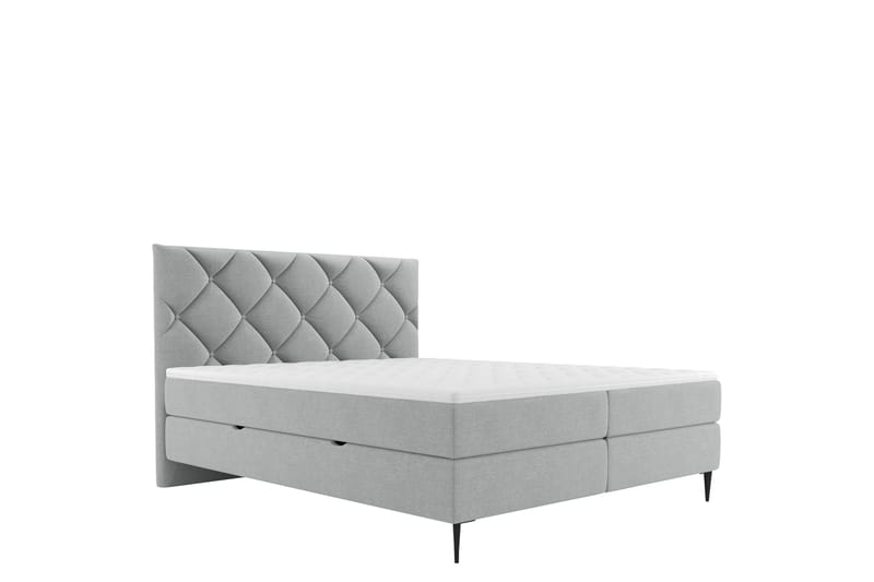 Alasia Sengespakke Kontinentalseng 140x200 cm - Grå - Møbler - Senge - Komplet sengepakke