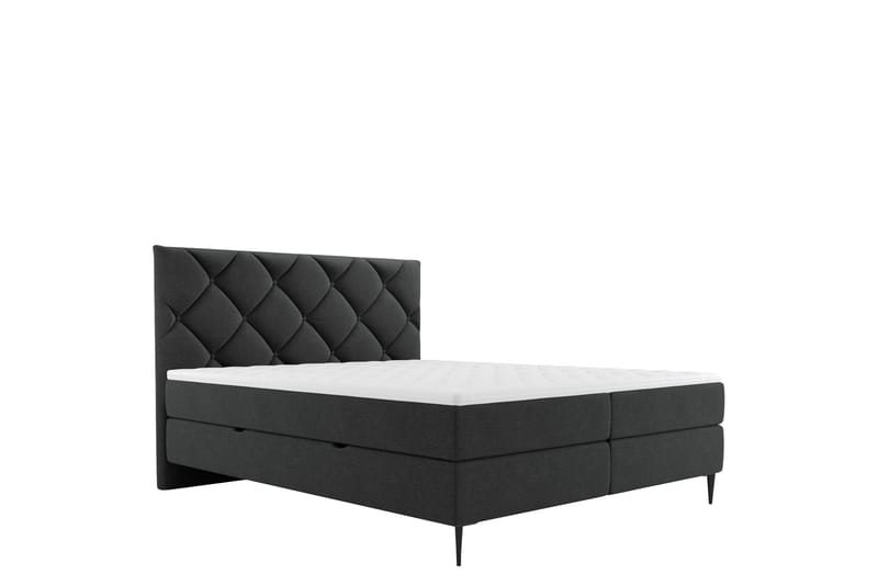 Alasia Sengespakke Kontinentalseng 140x200 cm - Sort - Møbler - Senge - Komplet sengepakke