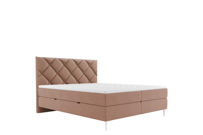 Alasia Sengespakke Kontinentalseng 160x200 cm - Brun - Møbler - Senge - Komplet sengepakke