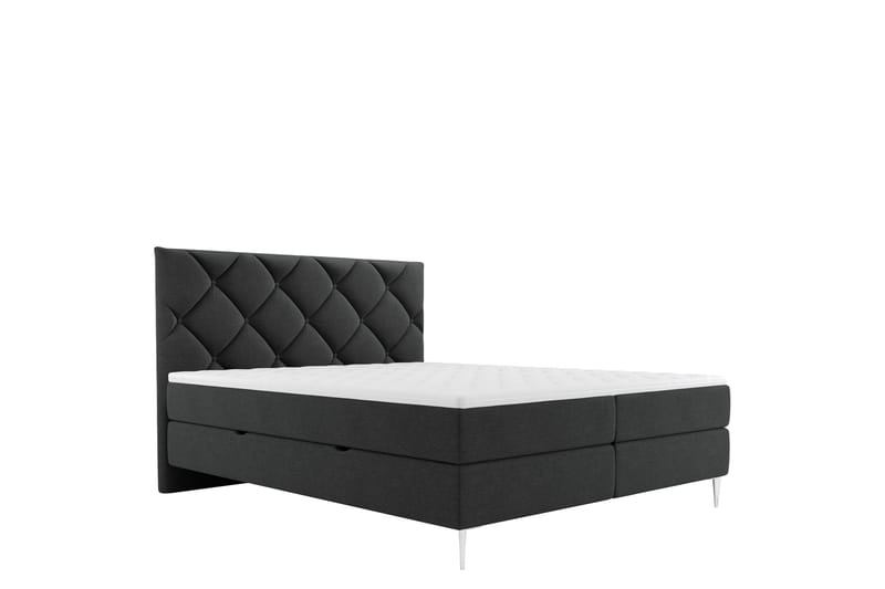 Alasia Sengespakke Kontinentalseng 160x200 cm - Sort - Møbler - Senge - Komplet sengepakke