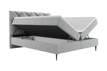 Alasia Sengespakke Kontinentalseng 180x200 cm - Beige - Møbler - Senge - Komplet sengepakke