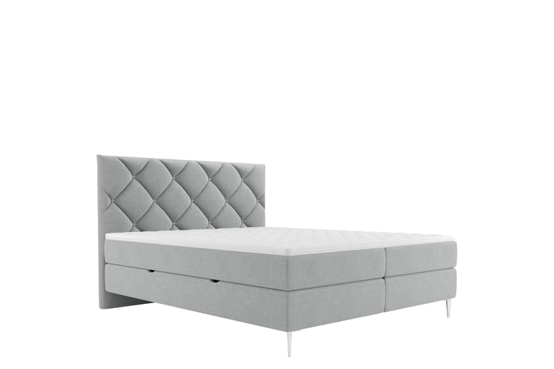 Alasia Sengespakke Kontinentalseng 180x200 cm - Grå - Møbler - Senge - Komplet sengepakke