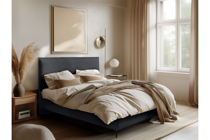 Alaudin Sengeramme 180x200 cm - Grå - Møbler - Senge - Sengeramme & sengestel