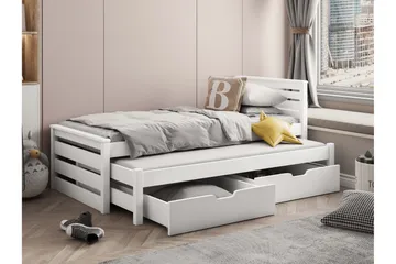 Alderamin Sengeramme 80x180 cm - Hvid - Møbler - Senge - Sengeramme & sengestel