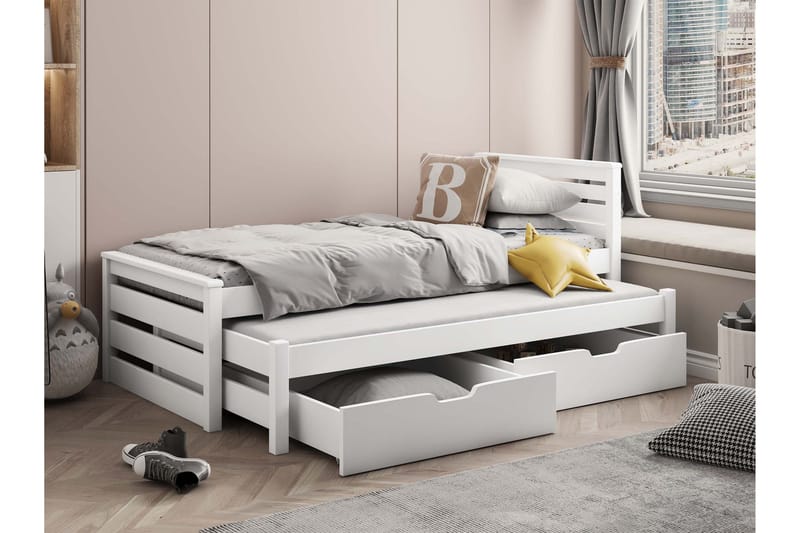 Alderamin Sengeramme 80x180 cm - Hvid - Møbler - Senge - Sengeramme & sengestel