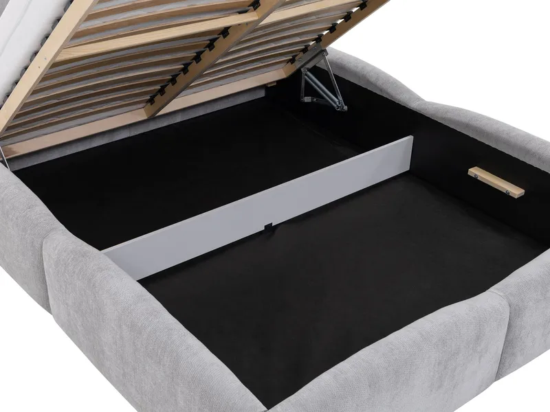 Aldrosen sengeramme med opbevaring 160x200 cm - brun - Møbler - Senge - Sengeramme & sengestel