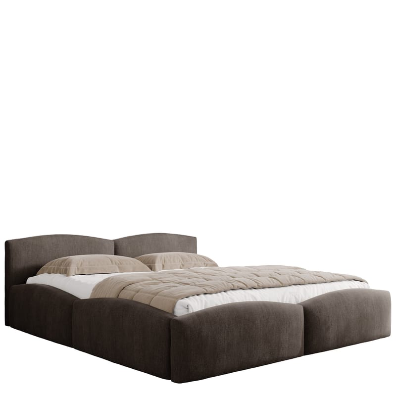 Aldrosen sengeramme med opbevaring 180x200 cm - brun - Møbler - Senge - Sengeramme & sengestel