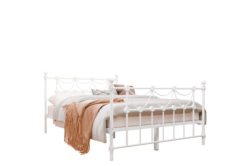 Alexa Sengeramme 120x200 cm, Hvid