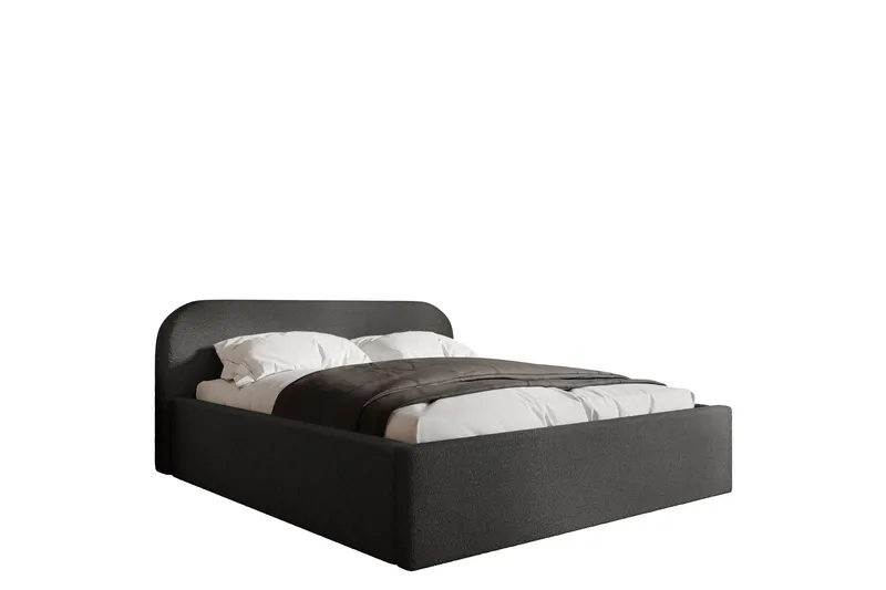 Alfiya Sengeramme 140x200 cm - Sort - Møbler - Senge - Sengeramme & sengestel