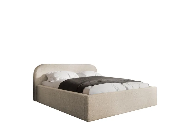 Alfiya Sengeramme 160x200 cm - Beige - Møbler - Senge - Sengeramme & sengestel