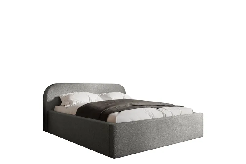 Alfiya Sengeramme 160x200 cm - Grå - Møbler - Senge - Sengeramme & sengestel