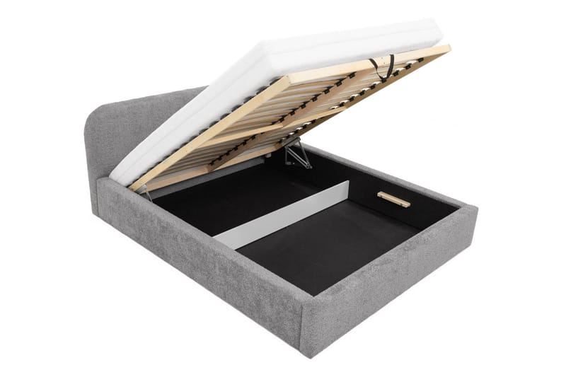 Alfiya Sengeramme 180x200 cm - Grå - Møbler - Senge - Sengeramme & sengestel