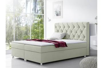 Alida Sengepakke Kontinentalseng 180x200 cm - Grøn - Møbler - Senge - Komplet sengepakke
