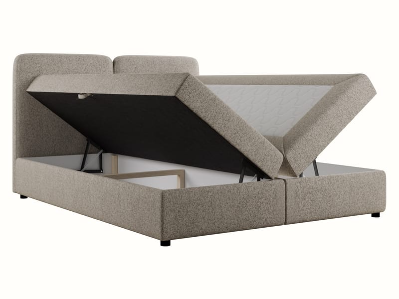Allgunnen Sengesæt Kontinentalseng 140x200 cm - Beige - Møbler - Senge - Komplet sengepakke