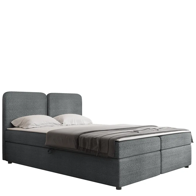 Allgunnen Sengesæt Kontinentalseng 140x200 cm - Grå - Møbler - Senge - Komplet sengepakke