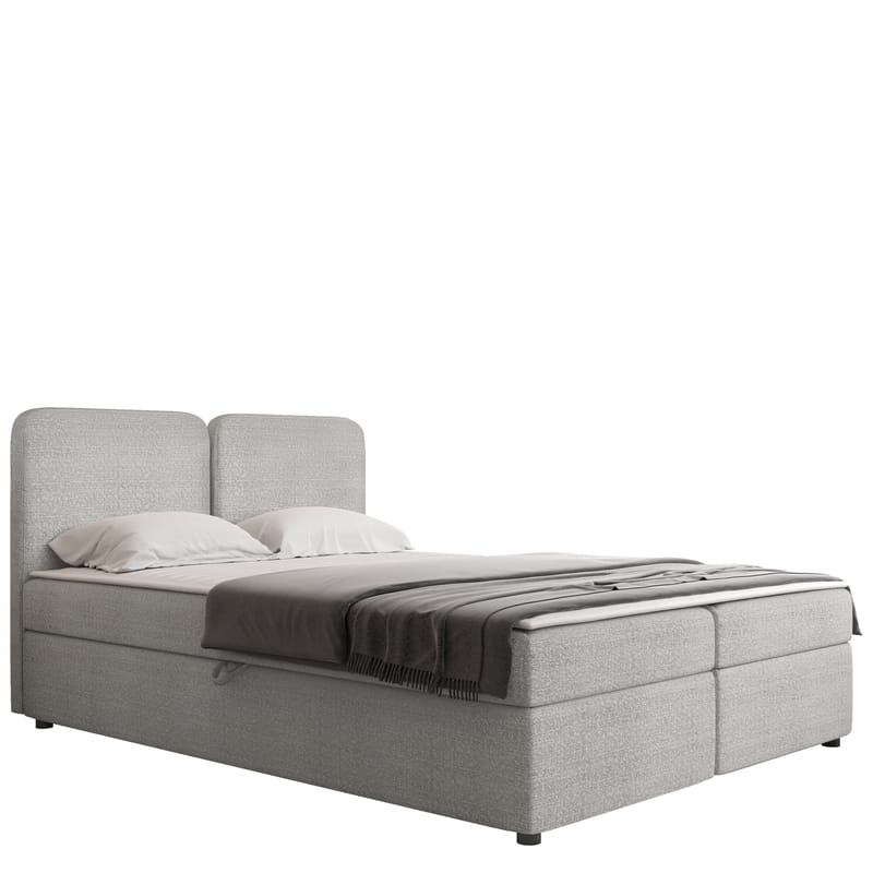 Allgunnen Sengesæt Kontinentalseng 140x200 cm - Grå - Møbler - Senge - Komplet sengepakke