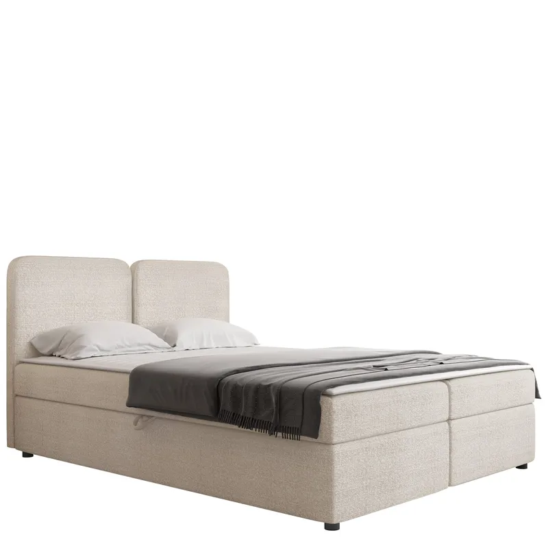 Allgunnen Sengesæt Kontinentalseng 160x200 cm - Beige - Møbler - Senge - Komplet sengepakke