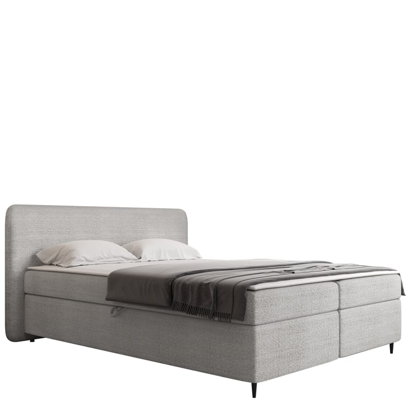 Allgunnen Sengesæt Kontinentalseng 160x200 cm - Grå - Møbler - Senge - Komplet sengepakke