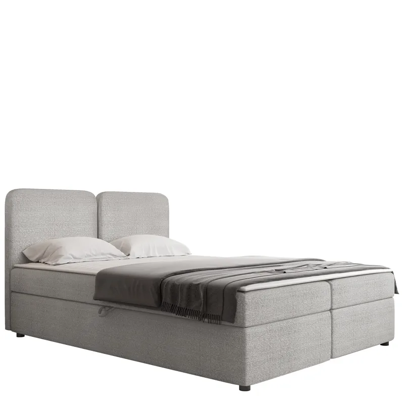 Allgunnen Sengesæt Kontinentalseng 180x200 cm, Grå