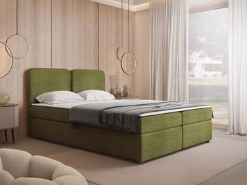 Allgunnen Sengesæt Kontinentalseng 180x200 cm - Grøn - Møbler - Senge - Komplet sengepakke