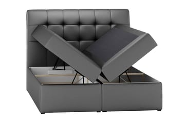 Alvik kontinentalseng 120x200 - Grå - Møbler - Senge - Kontinentalsenge