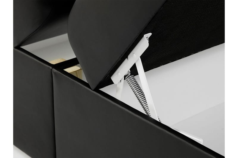 Alvik Sengpakke Kontinentalseng 140x200 cm - Sort - Møbler - Senge - Komplet sengepakke