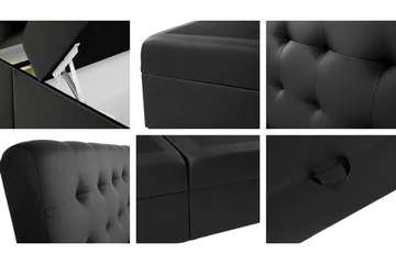 Alvik Sengpakke Kontinentalseng 160x200 cm - Hvid - Møbler - Senge - Komplet sengepakke