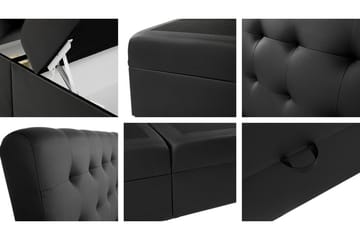 Alvik Sengpakke Kontinentalseng 180x200 cm - Hvid - Møbler - Senge - Komplet sengepakke