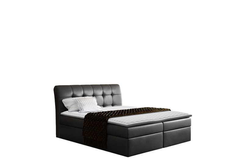 Alvik Sengpakke Kontinentalseng 180x200 cm, Sort