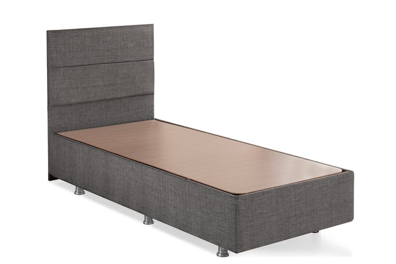 Argentu Kontinentalseng 100x200 cm - Grå - Møbler - Senge - Komplet sengepakke