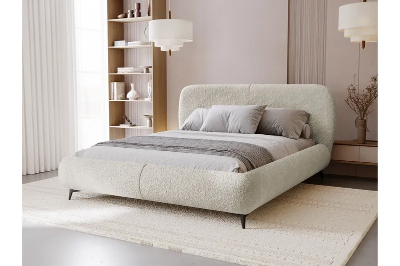 Arondel Opbevaringsseng, Beige