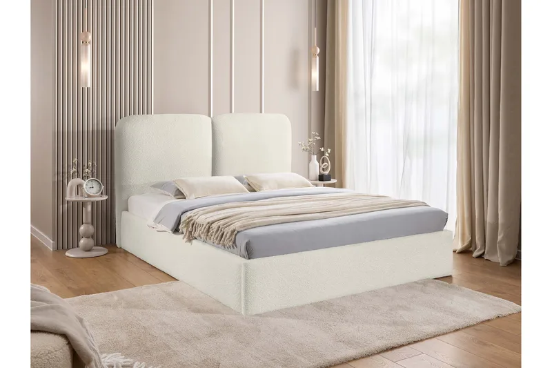 Arondel Opbevaringsseng - Hvid - Møbler - Senge - Sengeramme & sengestel