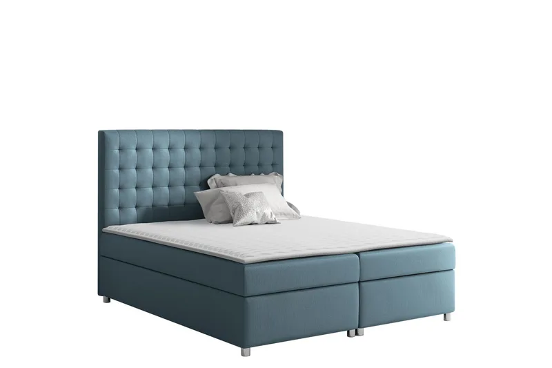 Asti Sengepakke Kontinentalseng 180x200 cm, Blå