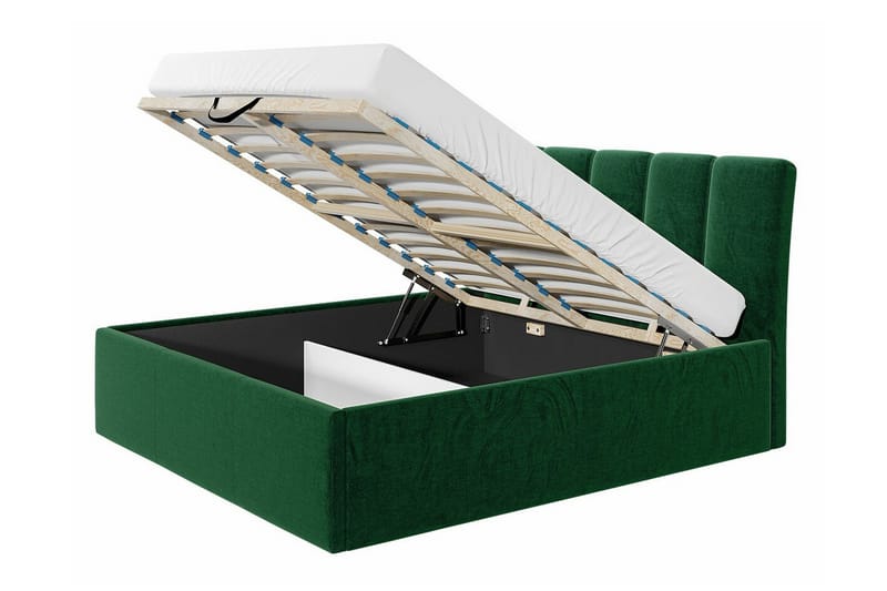 Aviemore Sengeramme 140x200 cm - Mørkegrøn - Sengeramme & sengestel