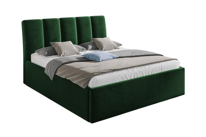 Aviemore Sengeramme 160x200 cm - Mørkegrøn - Sengeramme & sengestel