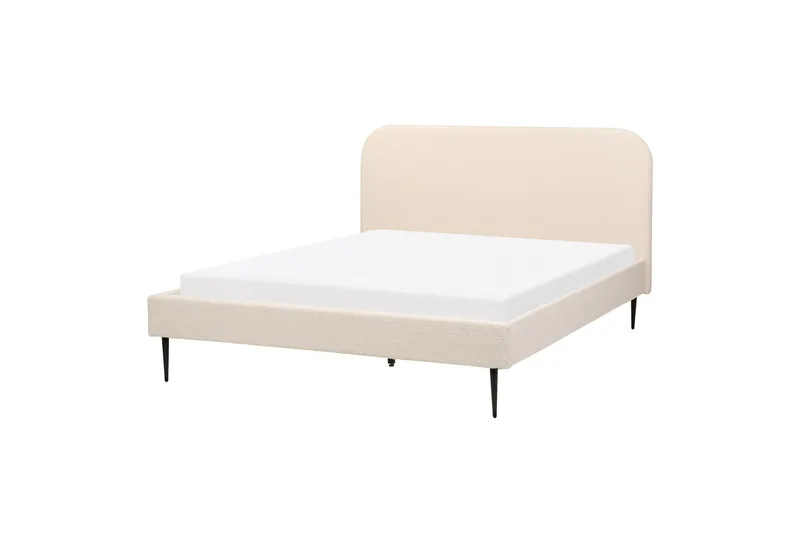 Baako Sengeramme 160x200 cm - Beige/Sort - Møbler - Senge - Sengeramme & sengestel