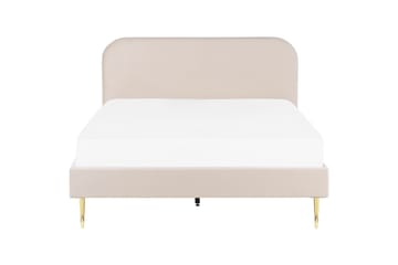 Baako Sengeramme 180x200 cm - Beige/Guld - Møbler - Senge - Sengeramme & sengestel