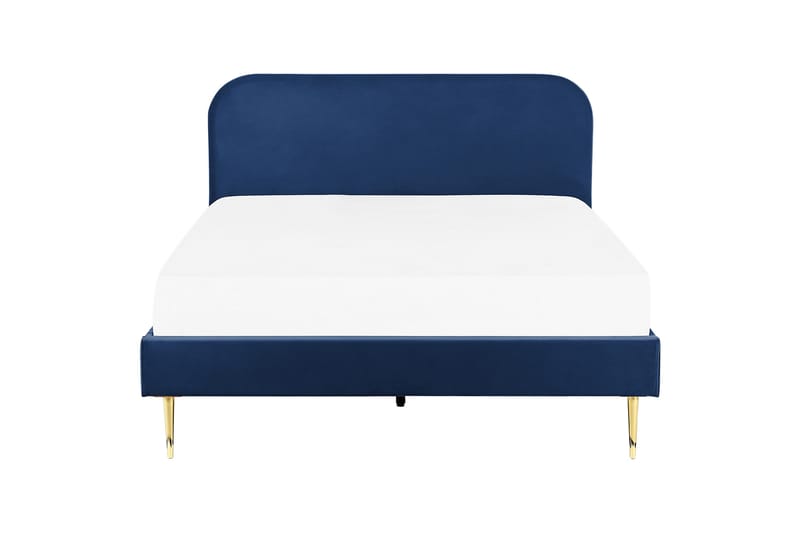 Baako Sengeramme 180x200 cm - Blå/Guld - Møbler - Senge - Sengeramme & sengestel