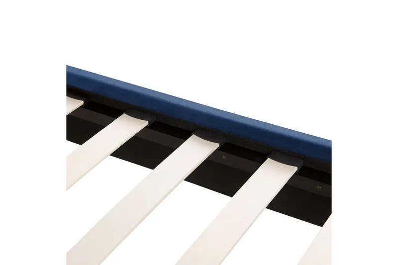 Baako Sengeramme 180x200 cm - Blå/Guld - Møbler - Senge - Sengeramme & sengestel