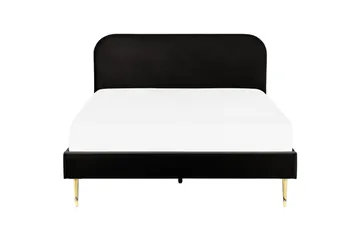 Baako Sengeramme 180x200 cm - Sort/Guld - Møbler - Senge - Sengeramme & sengestel