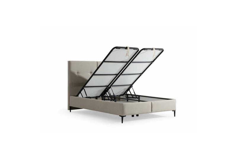 Bada Frame seng 180x200 cm - Beige - Møbler - Senge - Boxmadras & boxseng