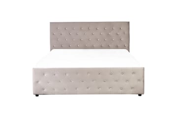 Badar Sengeramme 160x200 cm - Taupe - Møbler - Senge - Sengeramme & sengestel