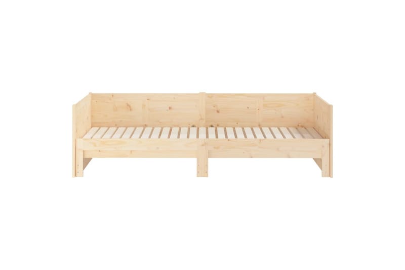 beBasic daybed med udtræk 2x(90x190) cm massivt fyrretræ - Brun - Møbler - Sofaer - Daybed